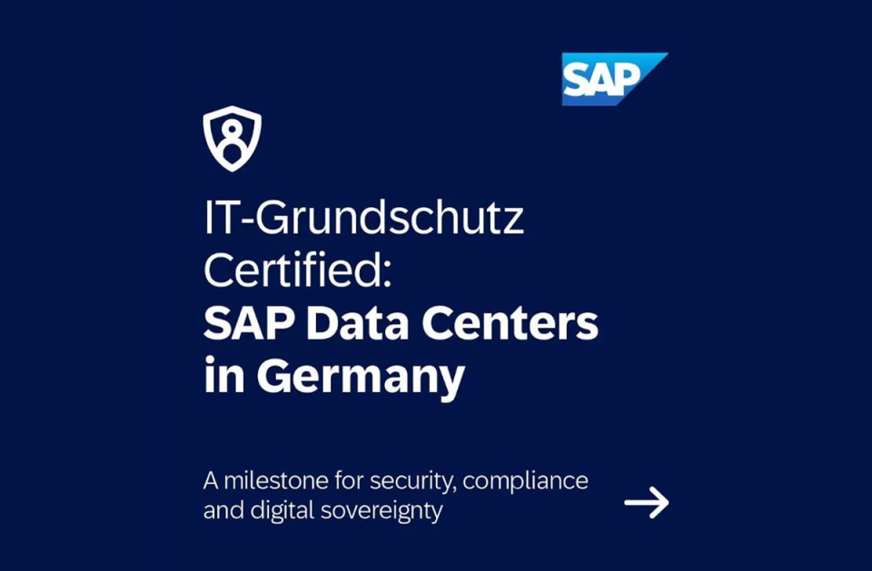 SAP Cloud Infrastructure in Germany Receives IT-Grundschutz Certification