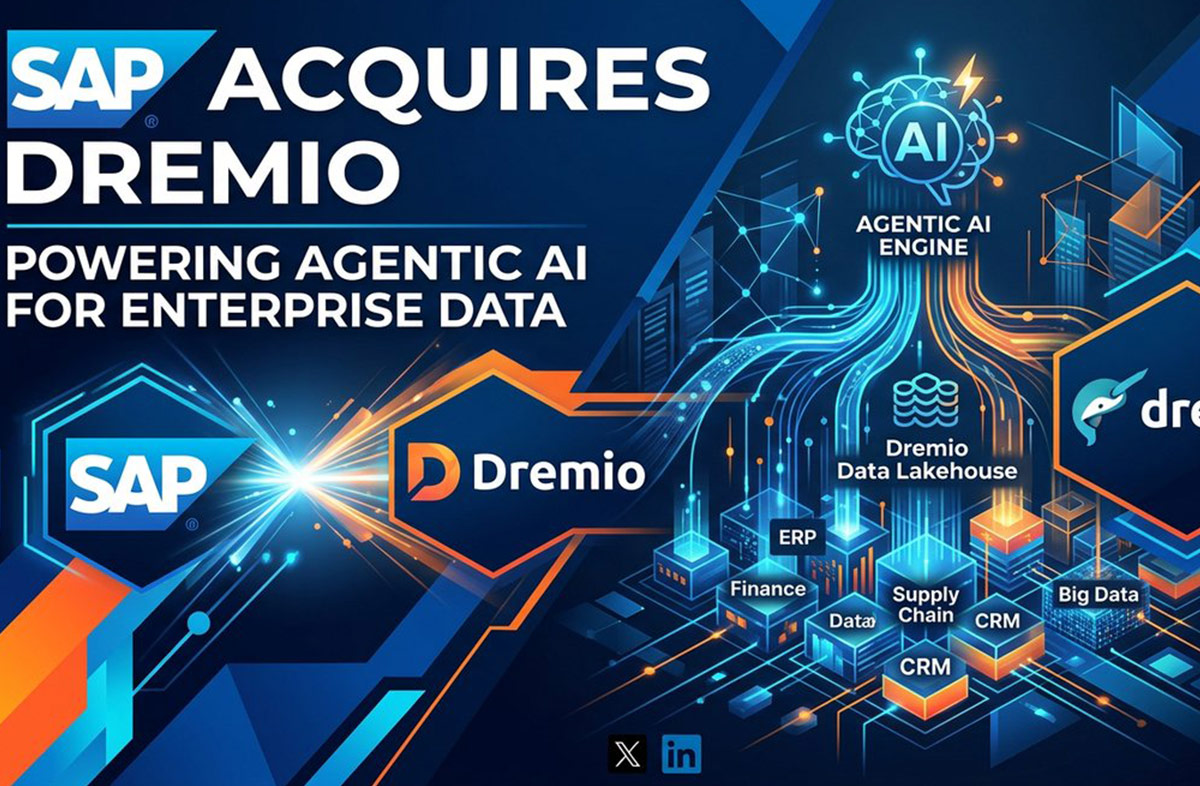 SAP Acquires Dremio to Unify SAP and Non-SAP Data for Agentic AI