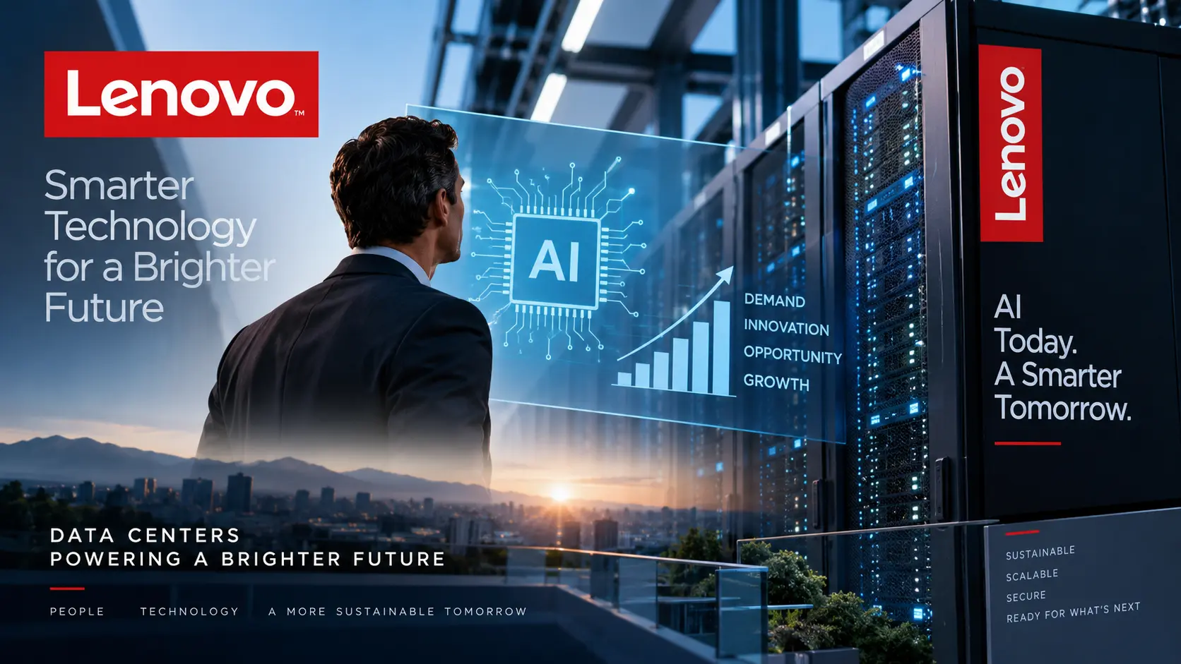 Lenovo отчита ръст на търсенето на AI решения въпреки ограниченията при центровете за данни